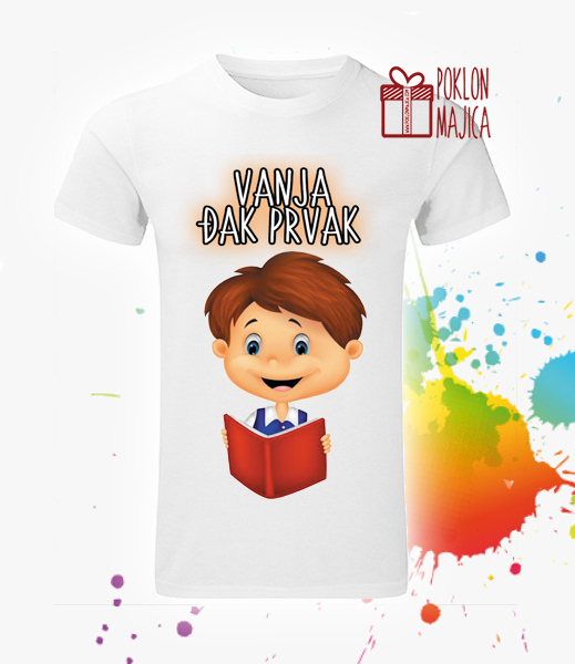 Poklon za rodjendan  deca/Majice sa stampom za decu/djak prvak m.jpg